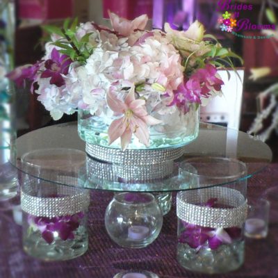 Raised Glass Table Decor