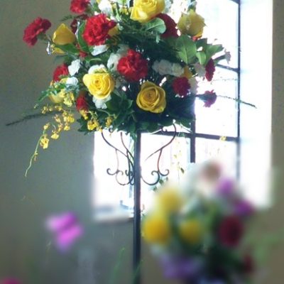 Ceremony Decor can Double as Table Decor