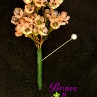 Wax Flower Boutonniere