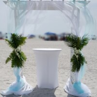 Beach Arch w/ Greenery