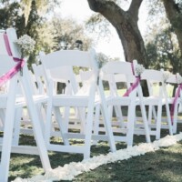 Aisle Chairs & Petals