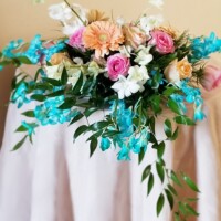 Tropical Colors-Sweetheart Table
