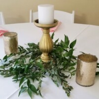 Candles and Greenery Candles and Greenery