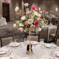 Tall Centerpiece with Roses Tall Centerpiece with Roses