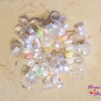 Flower girl candy wrist corsage