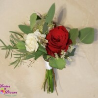Rose, Spray Rose & Greenery Mini Bouquet