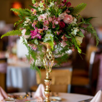 Tropical/Traditional Tall Centerpiece Tropical/Traditional Tall Centerpiece