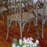 Aisle Flowers & Candles