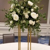 White Flowers & Greenery Tall Centerpiece White Flowers & Greenery Tall Centerpiece
