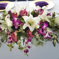 Lily & Orchid Sweetheart table