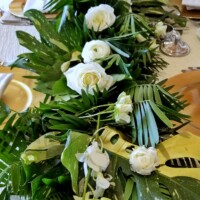 Tropical Garland with Flowers Tropical Garland with Flowers